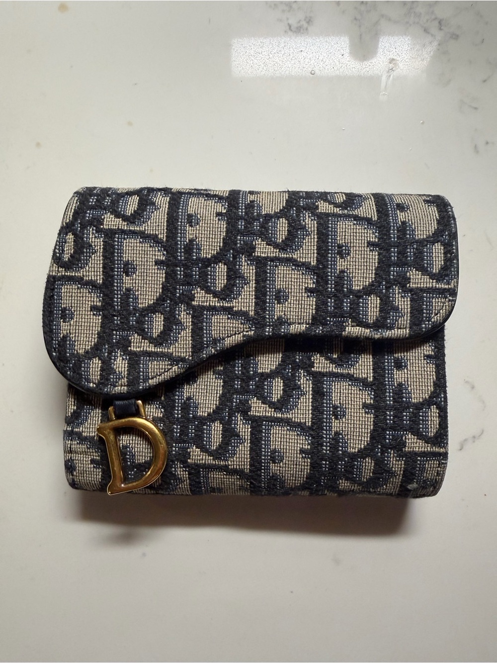 Dior Saddle Lotus Wallet Medium